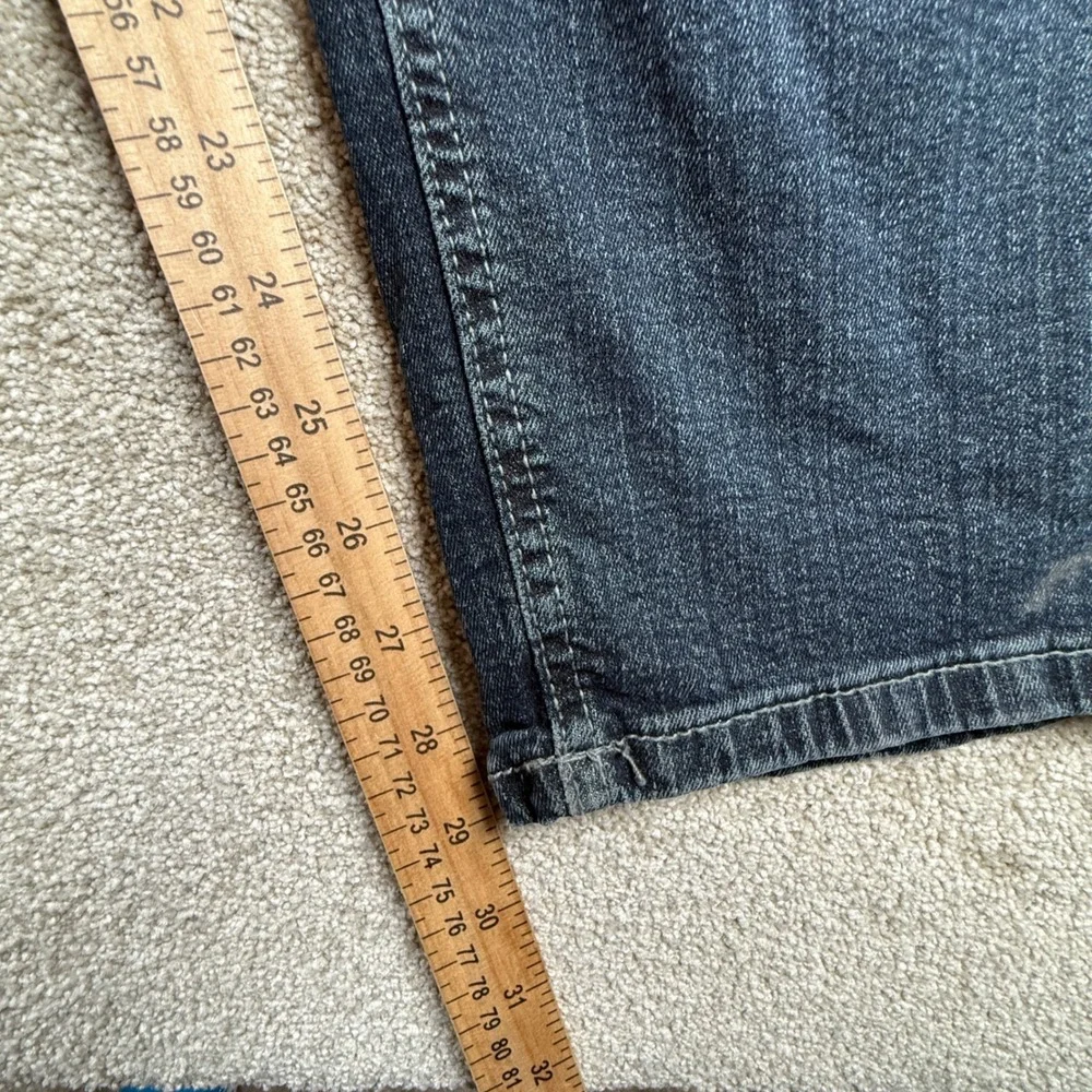 Weatherproof Vintage Mens Tapered Jeans‎ Dark Wash Denim Blue 42x29 Distressed